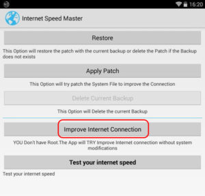 Improve Internet Connection