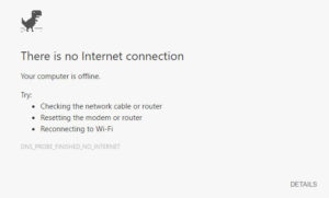 Ошибка DNS probe finished no internet