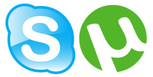 Skype, µtorrent
