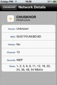 Данный Wi-Fi -анализатор для iOS выводит полную информацию о беспроводных сетях соседей 