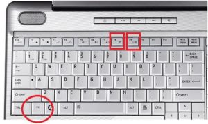  Набор клавиш для модели Toshiba Satellite