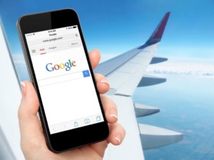  На самолете возможно подключение к мобильному интернету