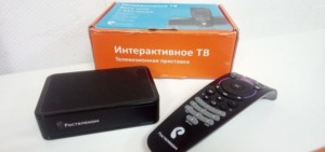  IPTV от Ростелеком с приставкой и пультом