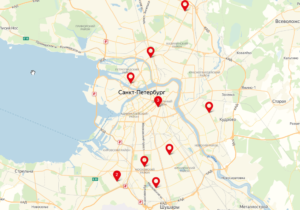  Карта для поиска ближайшего офиса